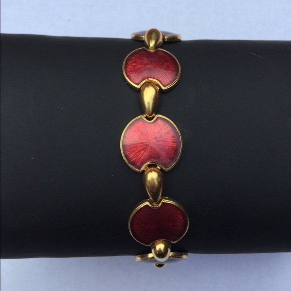 Red and Gold Bracelet - Picture 2 of 3